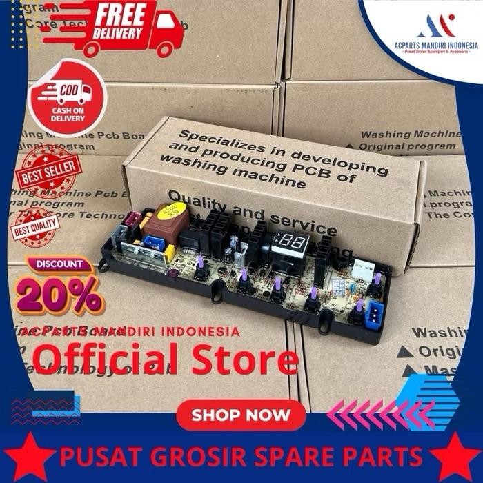 Ready SHARP ES-G875P-G 7.0kg, Modul pcb mesin cuci Top Loading