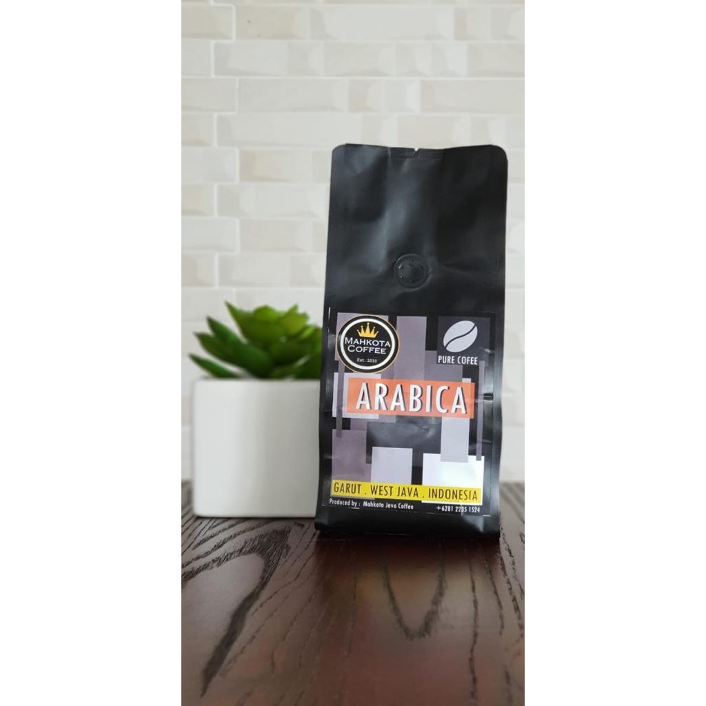 Ready Kopi Arabica Garut Asli Mahkota Java Coffee 250 Gram Soft Pack