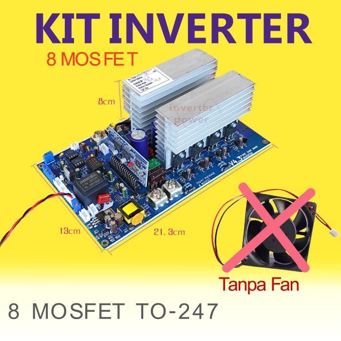 DISKON Inverter EGS002 DC 48V To AC 220v 1000w PSW High Power 8 Mosfet