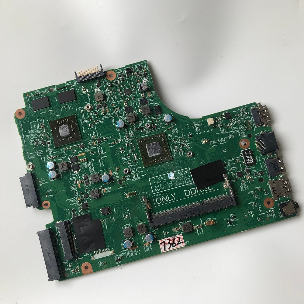 Casing Laptop PALUBEIRA For Dell Inspiron 3541 3441 3442 3542 Laptop Motherboard with CPU A6-6310 CN