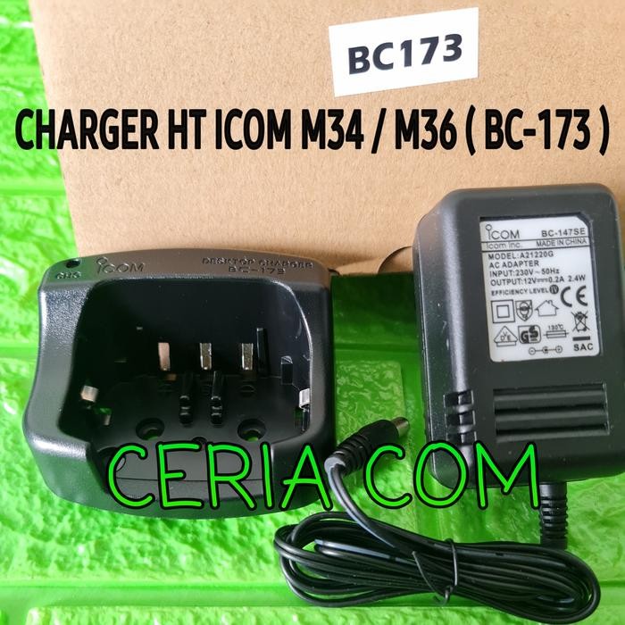 CHARGER HT ICOM M36 IC M34 CARGER HT ICOM IC M36 M34 ICOM BC-173 BC173