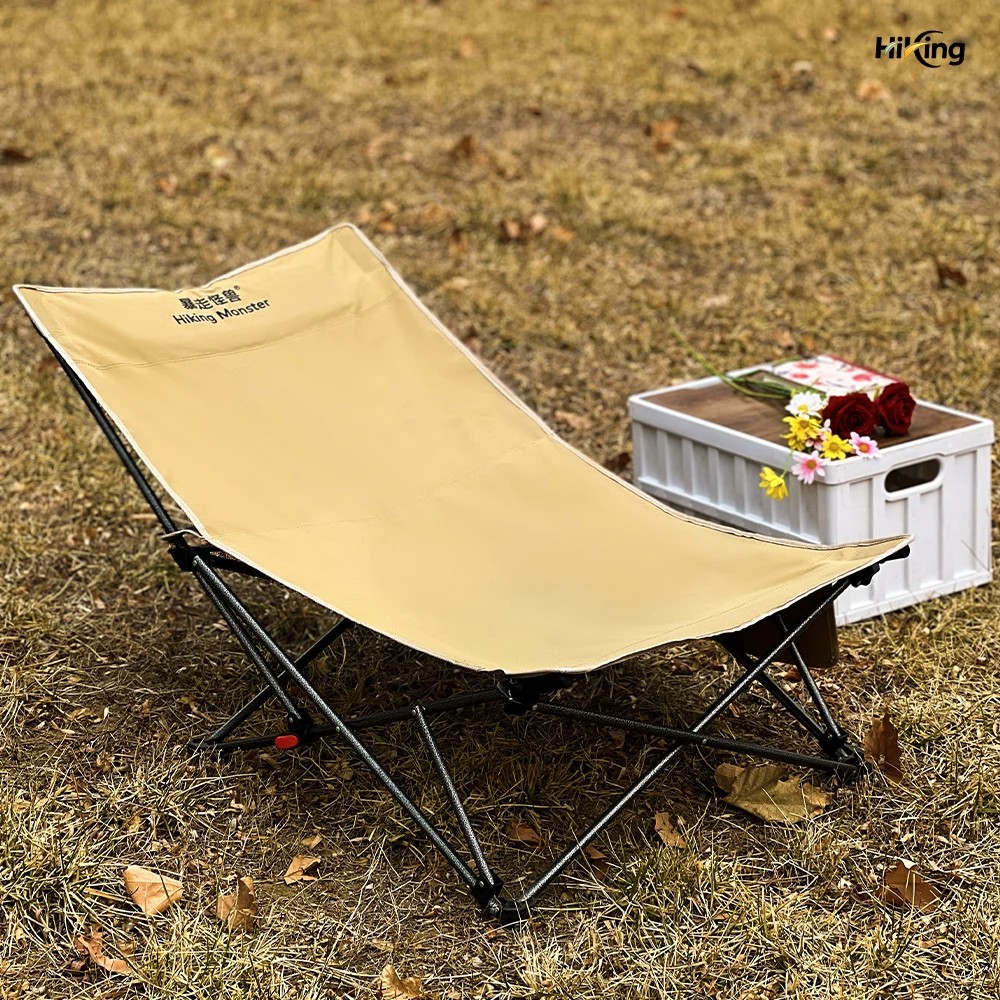 Recliner Outdoor Folding Chair Portable Moon Chair Outdoor Camping Leisure Beach Chair