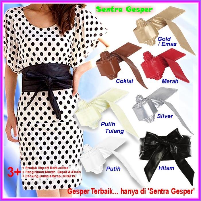 Terlaris Gesper Belt Ikat Pinggang Sabuk Wanita Fashion Cewek Obi Besar Lebar SALE