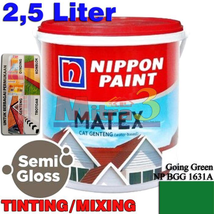 :<:<:<:<] MATEX Cat Genteng Atap Marka Jalan Lapangan GOING GREEN 2,5L Galon