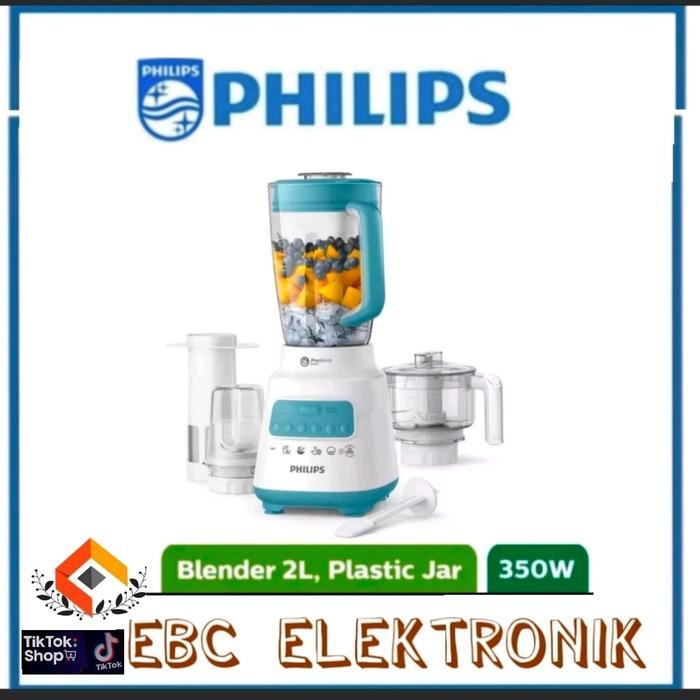 Philips Blender Hr- 2223 Blender Plastik Philips 4In1 Blender 2 Liter 100% Ori