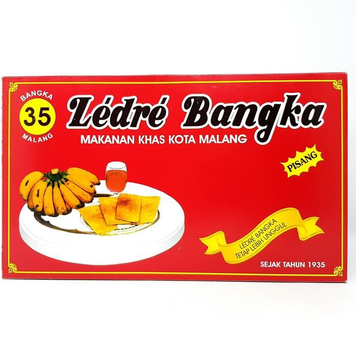 Ready 35 Ledre Bangka Isi 5 Pak X 10 Lembar Kripik Pisang Opak Khas Malang