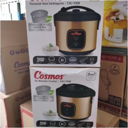 Cosmos Rice Cooker Magicom 2L Stainlees Steel Crj-9308 Elegant Design