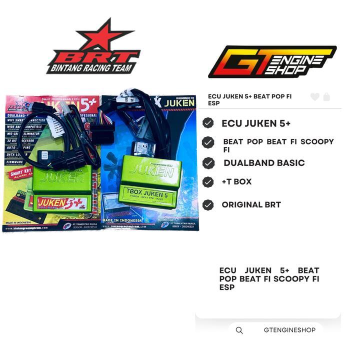 ECU JUKEN 5+ DUALBAND + TBOX BEAT FI SCOOPY FI ECU JUKEN 5+ BEAT FI SCOOPY FI ESP DUALBAND + TBOX