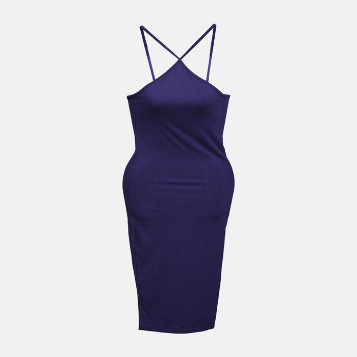 u5u1- [Halofashion] Jihyo Sexy Bodycon Dress Halter Casual Dress Midi Dress Elegant Dress