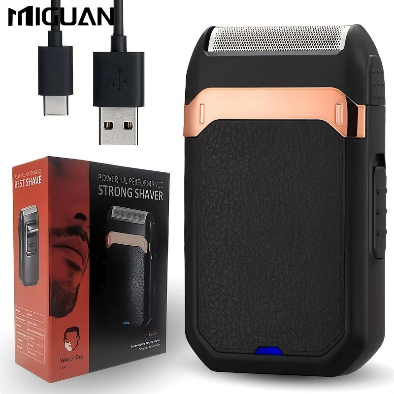 Rechargeable Electric Foil ,Shaving Reciprocating Mesh ,Aluminum Foil Type For Outdoor Men'S Shaving