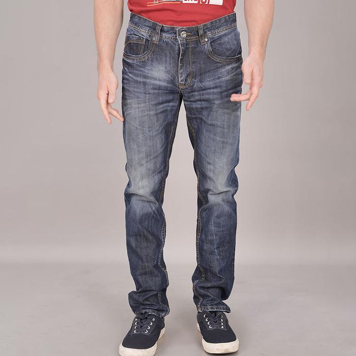 awvn- Lgs - Celana Panjang Jeans Pria - Premium Denim - Biru - Slim Fit -
