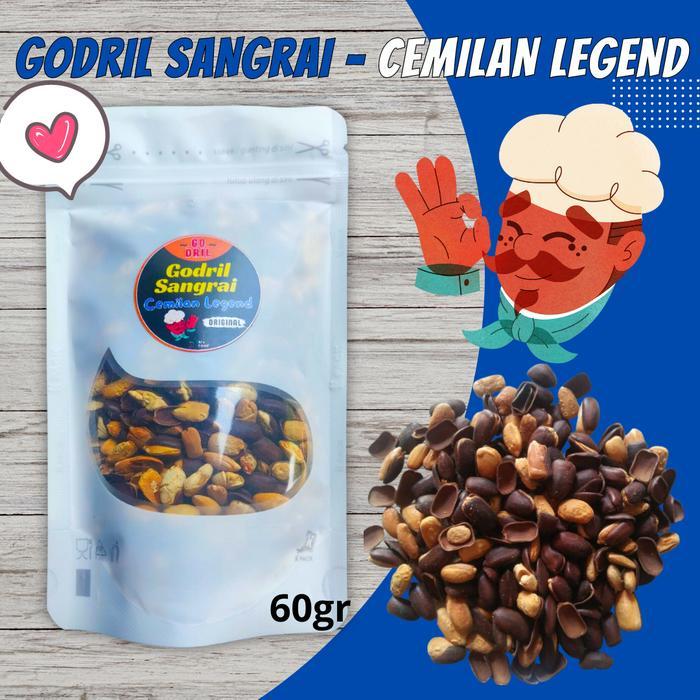 Godril Sangrai Kemasan 60gr - Cemilan Godril Munggur Biji Trembesi