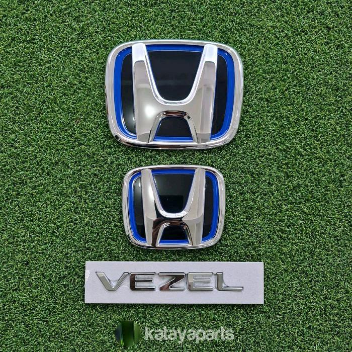 Emblem Blue Honda Hrv 2022+ Vezel Ehev Rv Original Japan