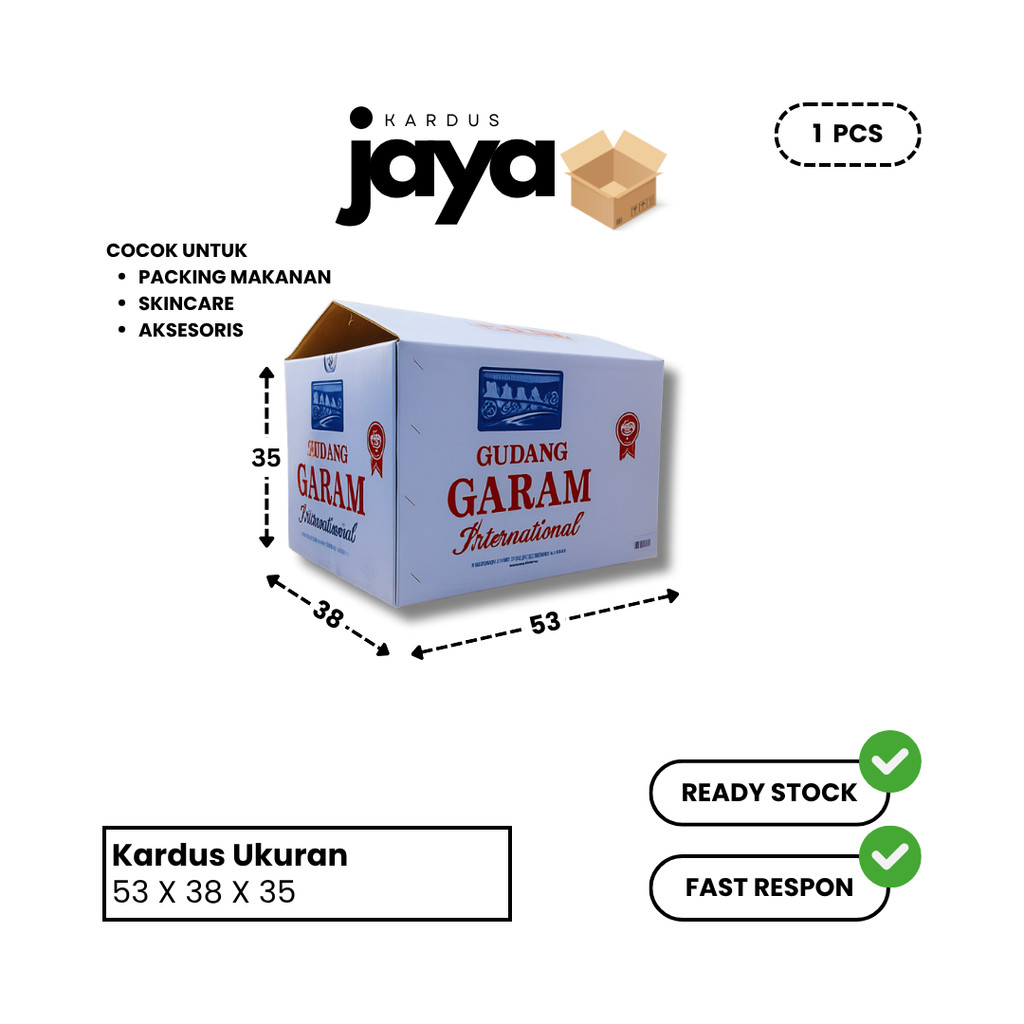 Kardus Bekas Gudang Garam Filter | Cocok untuk Packing Barang | Harga Murah | 1 Pcs