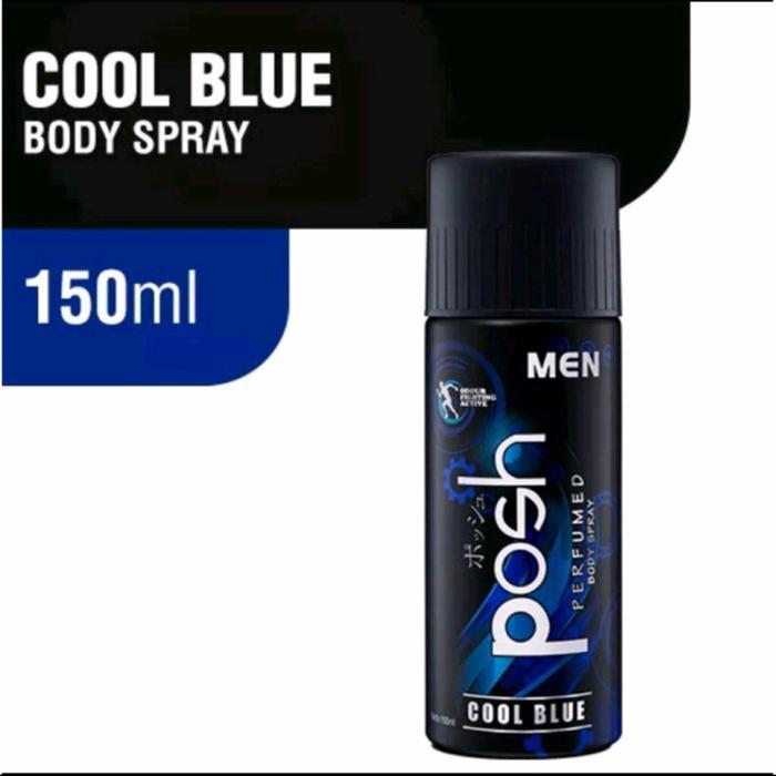 i0cc- Posh Posh Men Body Spray 150Ml - Sabun & Deodoran Ketiak Dengan Pilihan Aroma Red