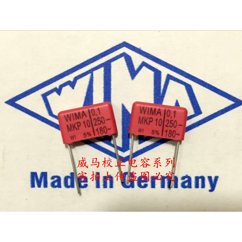 2020 Hot Sale 10Pcs/20Pcs Germany Wima Mkp10 250V 0.1Uf 250V 104 P: 15Mm Audio Capacitor Free