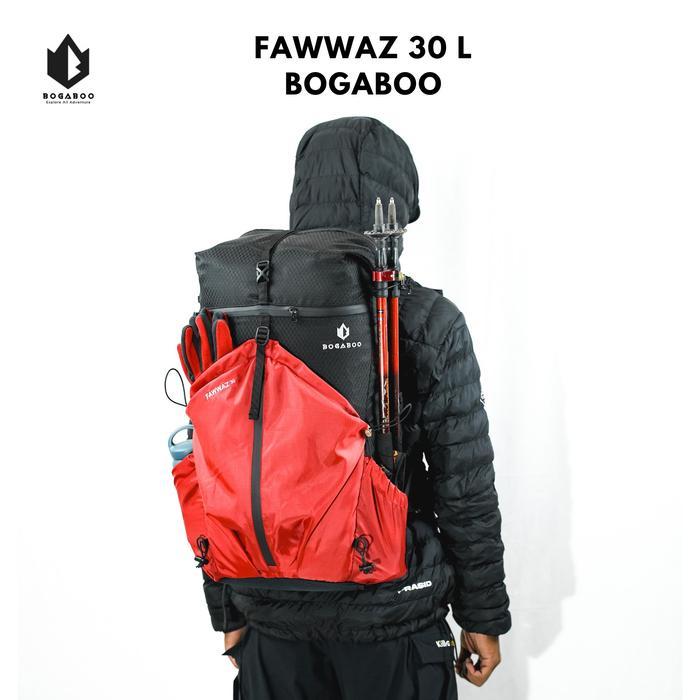 Tas BOGABOO Seri FAWWAZ BACKPACK ULTRALIGHT Frameless 30 L Waterproof - Tas Ultralight Gunung