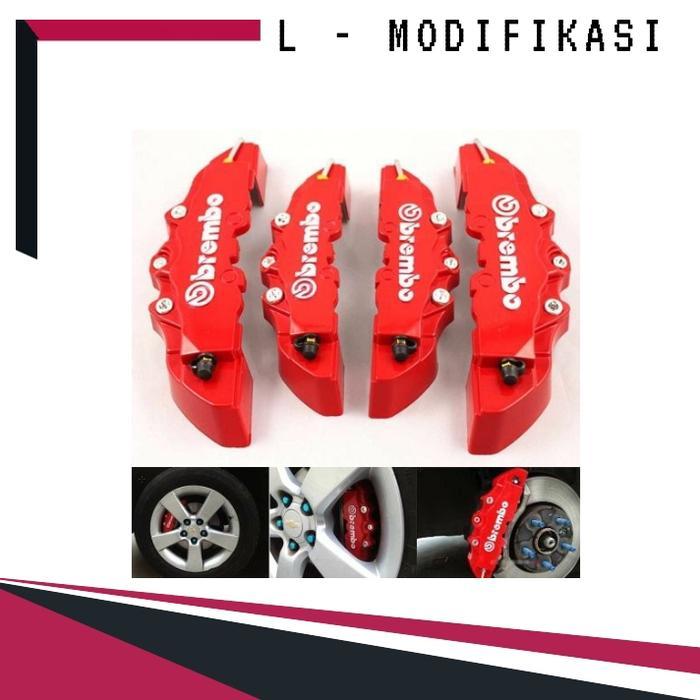 Diskon Cover Disk Brake Mobil Universal - Cover Rem Brembo Size M - S