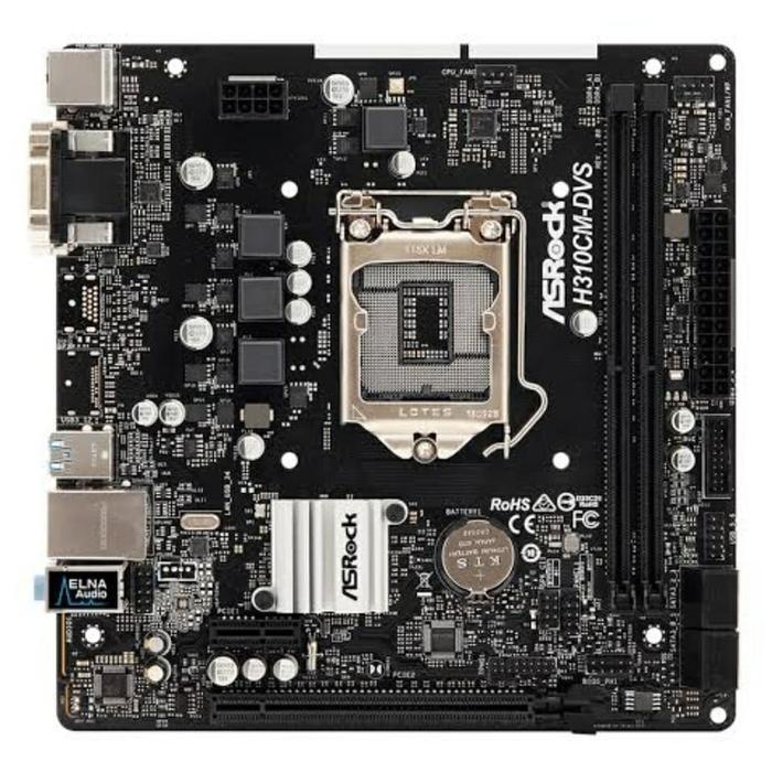 Dijual Mobo Asrock H310 H310CM Gen 8 9 Coffeelake Soket 1151 Mini DTX No ITX