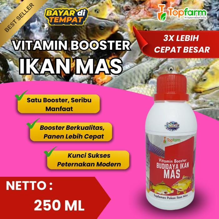 Ready Vitamin Pembesar Ikan Mas/ Vitamin Penambah Nafsu Makan Ikan Mas / Vitamin Ikan Mas/ Vitamin