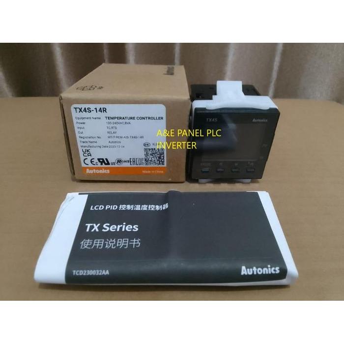 Temperature Controller Autonics Tx4S-14R Tx4S 14R Tx4S14R Terbaru 