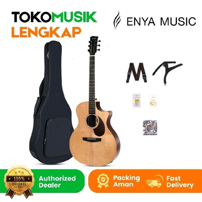 Gitar Akustik Gitar Enya X1 Pro Max Ega Natural Enya X1Pro Max Terbaru