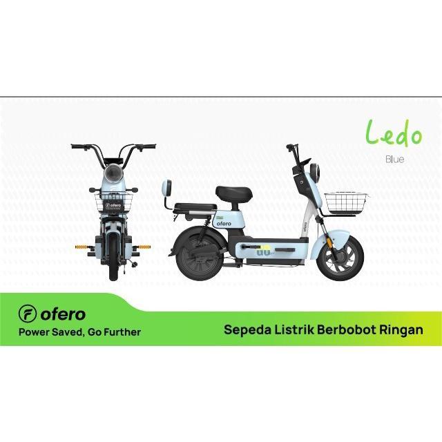 OFERO LEDO SEPEDA LISTRIK Motor Listrik Not Uwinfly Viar - Biru Muda - Biru Muda