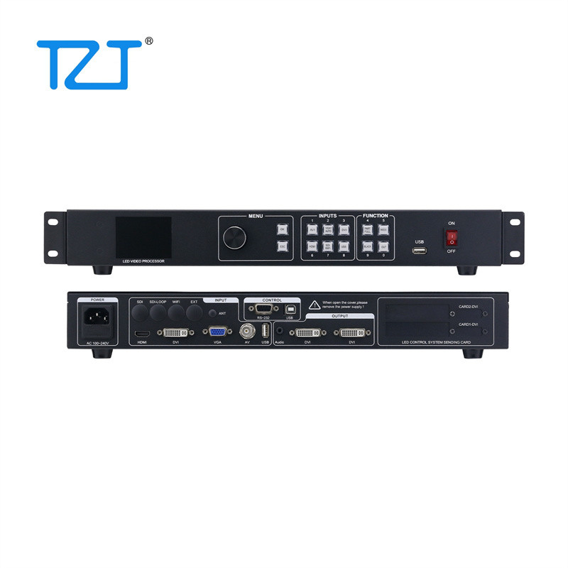 TZT TS802D + AMS-MVP300 Linsn LED Control Card and Full Color LED Video Processor for Video Wall