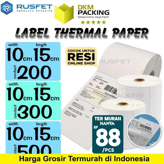 Thermal Label Sticker Paper Roll Resi Bare Online Rusfet