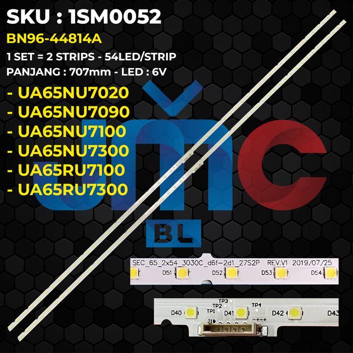 Backlight TV 65 Inch UA65NU7100 UA65NU7090 UA65NU7300 UA65NU7020 UA65RU7100 UA65RU7300 BN96-44814A