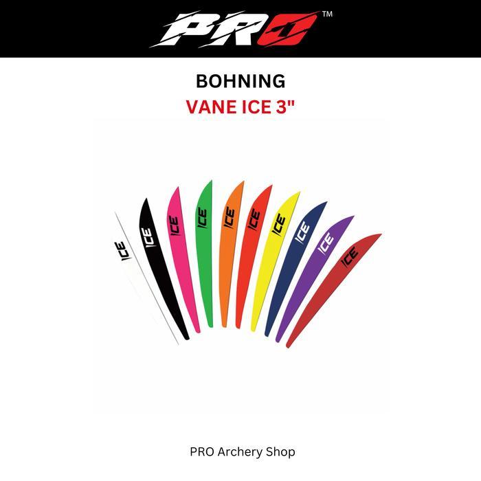 BOHNING VANE WING ICE 3" VANES BOHNING ICE 3" SAYAP ANAK PANAH BOHNING VANES ARROW PANAHAN INDOOR