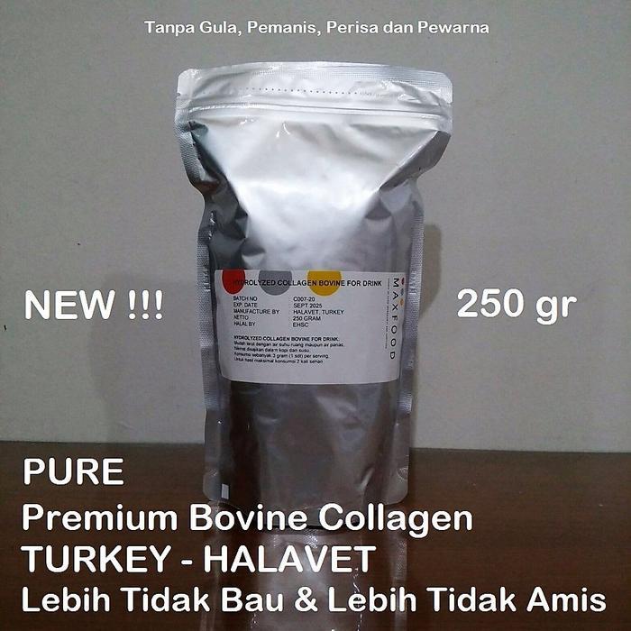 Bubuk Kolagen Bovine Murni Pure Hydrolized Bovine Collagen Peptides