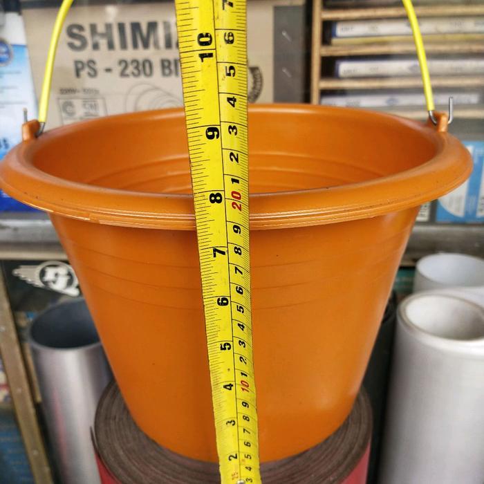 NEW ember cor orange dan biru besar 18 inchi kapasitas 6 liter