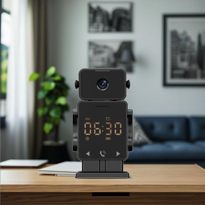 CCTV Smart Camera Black Robot / Kamera Pengintai WiFi 180 Full HD / CCTV Robot / CCTV WiFi Wireless