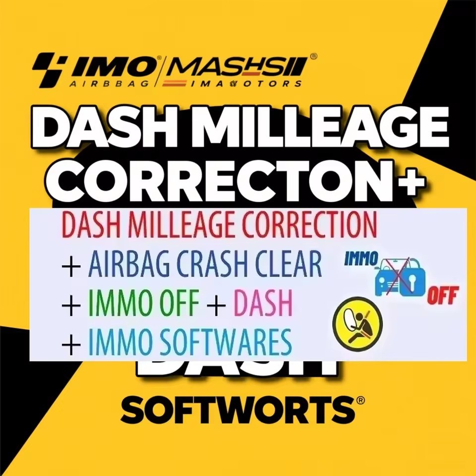 Newest 2025 32GB Package DASH MILLEAGE CORRECTION+AIRBAG CRASH CLEAR+IMMO OFF+ DASH +IMMO SOFTWARES
