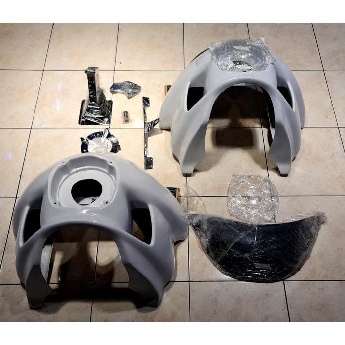 Fairing harley davidson dyna clubstyle + bracket twincam evo fxr