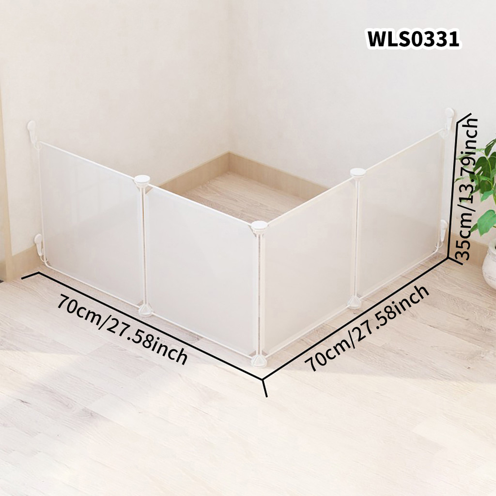 DIY Pet Cage for Home Use, Easy to Install and Disassemble, Dog Fence, Guinea Pig Isolation Net, Dog