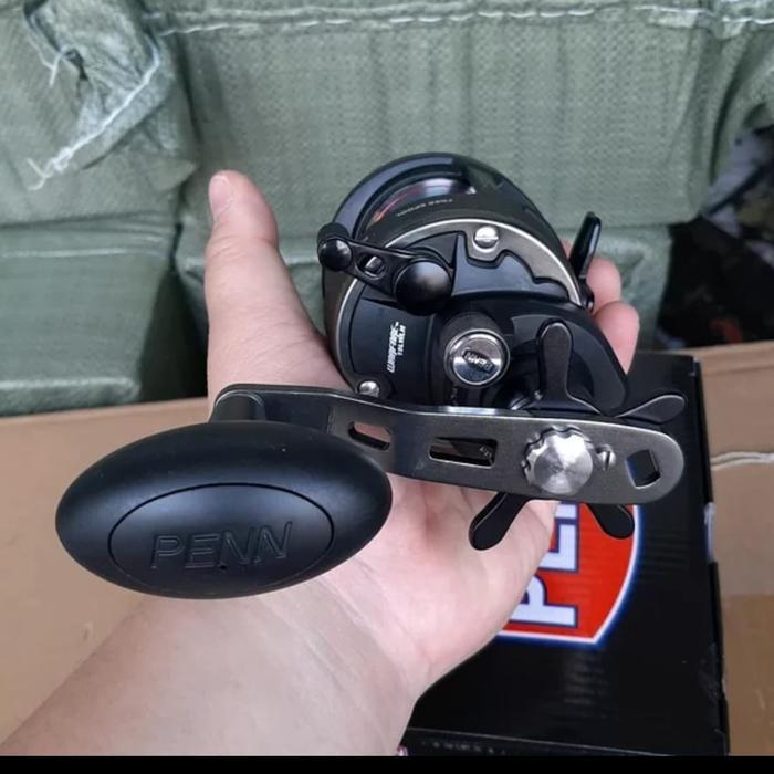 reel penn warfare 15 lwlh reel overhead left