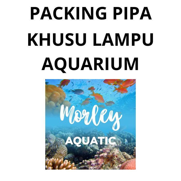 packing pipa paralon lampu aquarium