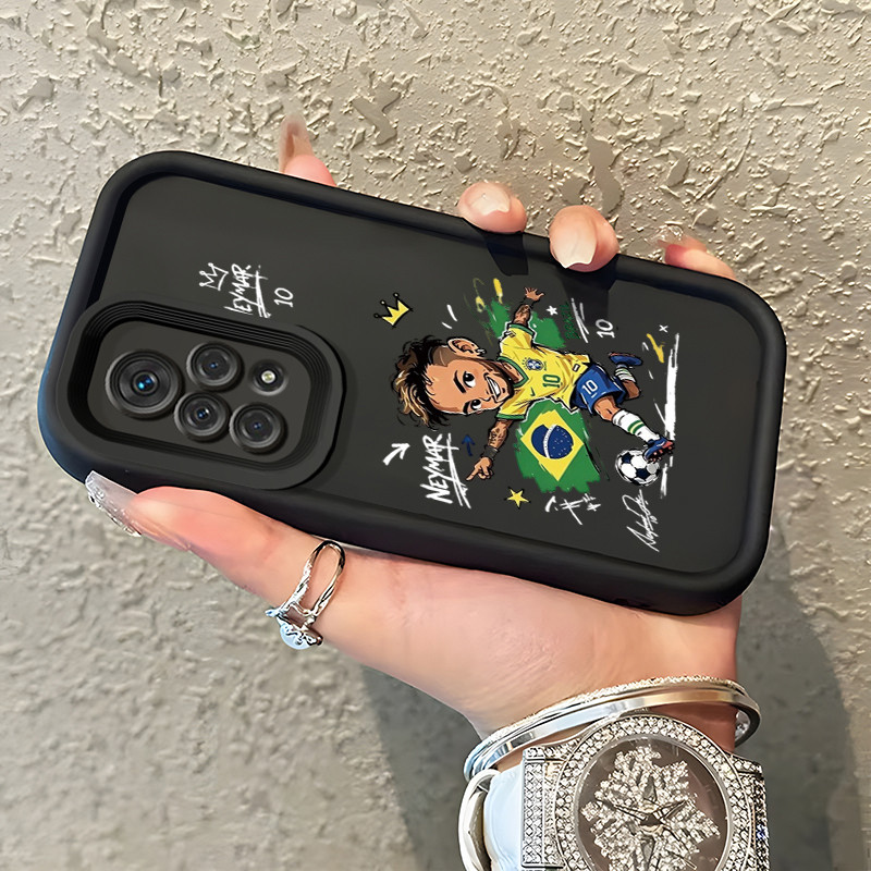 Casing Hp Xiaomi Redmi Note 11 Redmi Note 11s Redmi Note 11 Pro 5G Case Pemain sepak bola Kasing sil