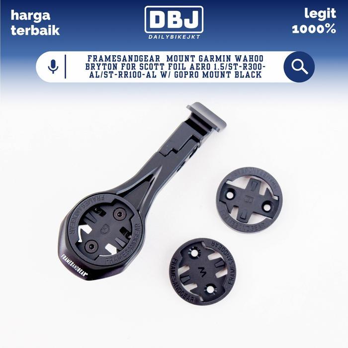 FRAMESANDGEAR MOUNT GARMIN WAHOO BRYTON FOR SCOTT FOIL AERO 1.5/ST-R300-AL/ST-RR100-AL W/ GOPRO
