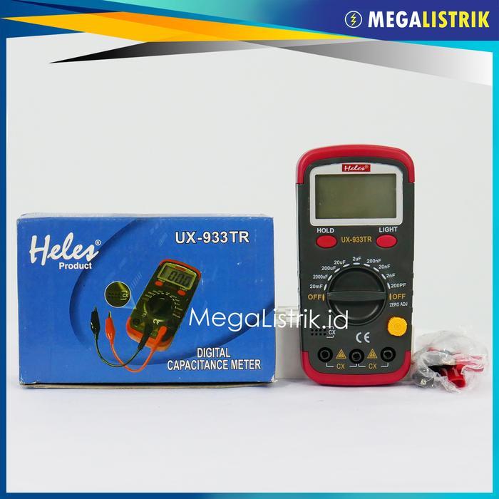 Heles Digital Capasitor Meter Ux933Tr / Capacitance Tester Ux-933 Tr