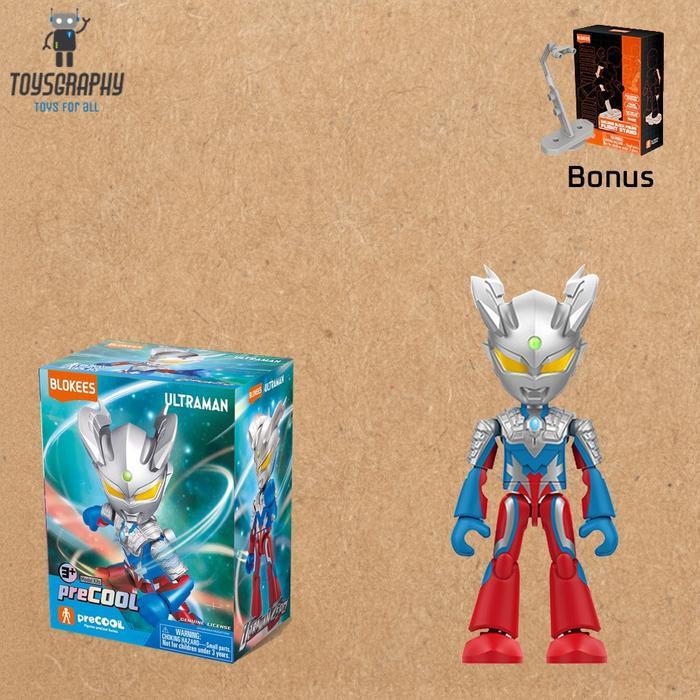 Blokees PreCool ULTRAMAN ZERO Action Figure Blocks Bloks Q SD Chibi