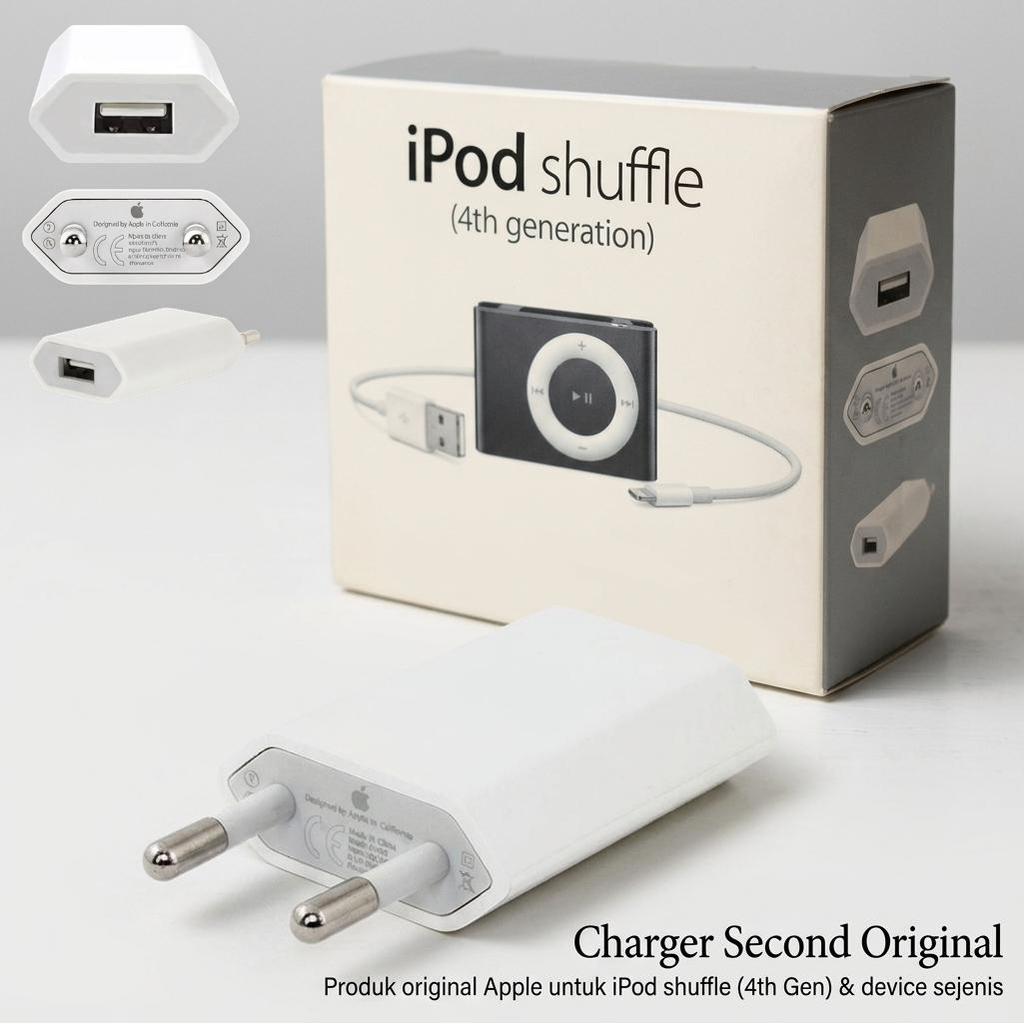 Charger HP Apple A2118 Original Second Cas Ori Cocok iPod Shuffle