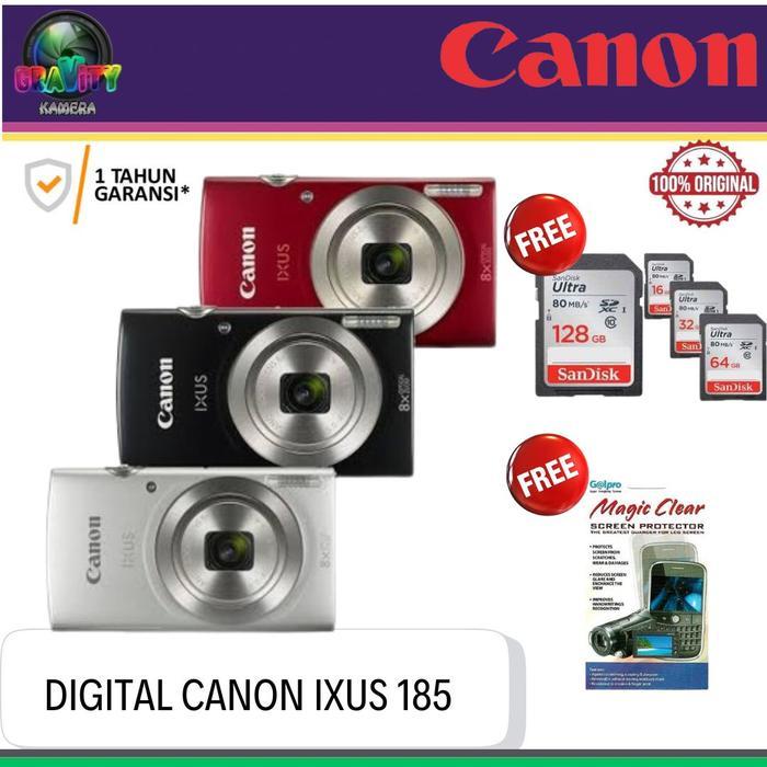 Canon Ixus 185 Camera Digital Canon Ixus 185 Ixus 185 20Mp Terbaru 