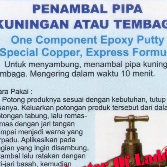 Grubyshop- Atmos Mastic Copper Lem Penambal Pipa Bocor Tembaga ,Besi