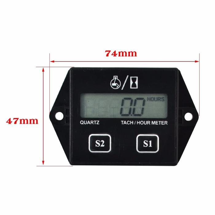 TERBARU TACHOMETER HOURMETER SEPEDA MOTOR