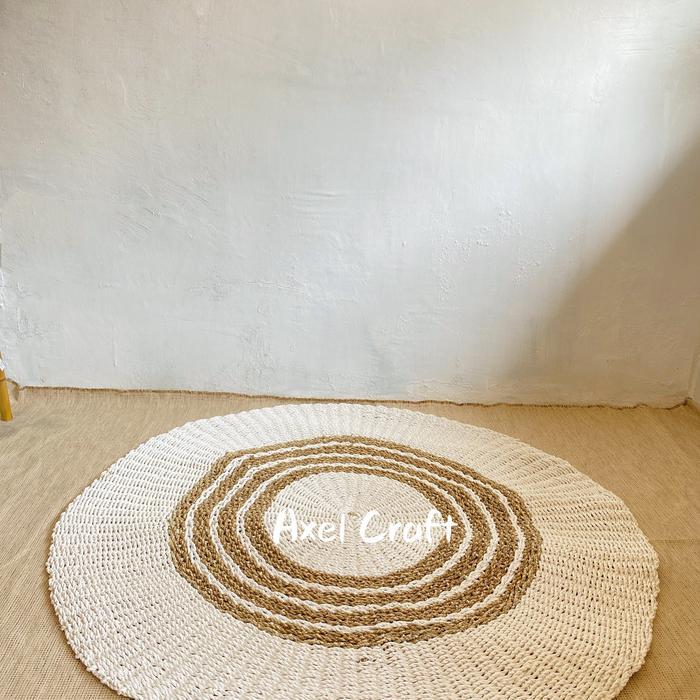Vinicystore- Rug Karpet / Karpet / Karpet Anyam / Rug Seagrass 120Cm / Karpet Anyam