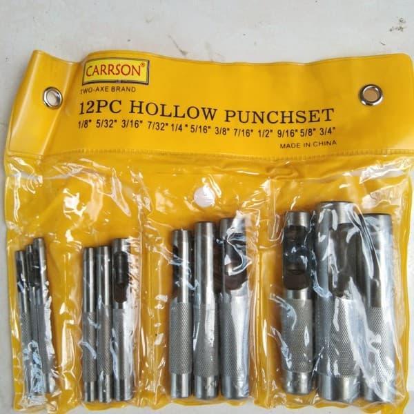 Hollow Punch Set / Plong Set 12 Pcs