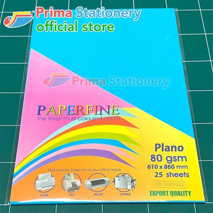 Phoenixindo Paperline - Kertas Hvs Warna Plano Warna Tua